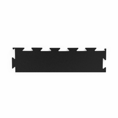 Бортик пазл-мат під тренажери на вільних вагах Marbo Sport Premium, чорний