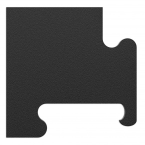 Бортик пазл-мат під тренажери на вільних вагах Marbo Sport, чорний